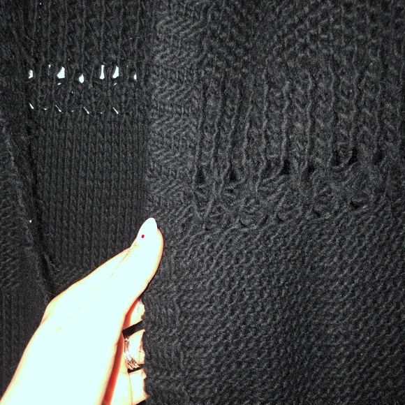 Roxy Long Black Cardigan - Picture 3 of 3